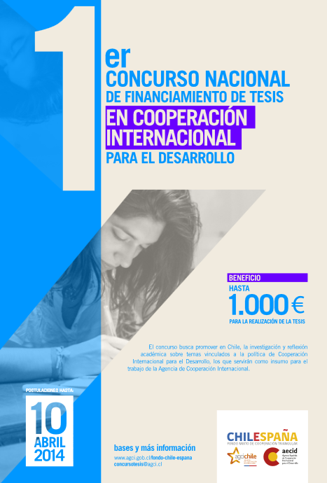 Fondo Chile-España abre convocatoria a concurso de financiamiento de tesis