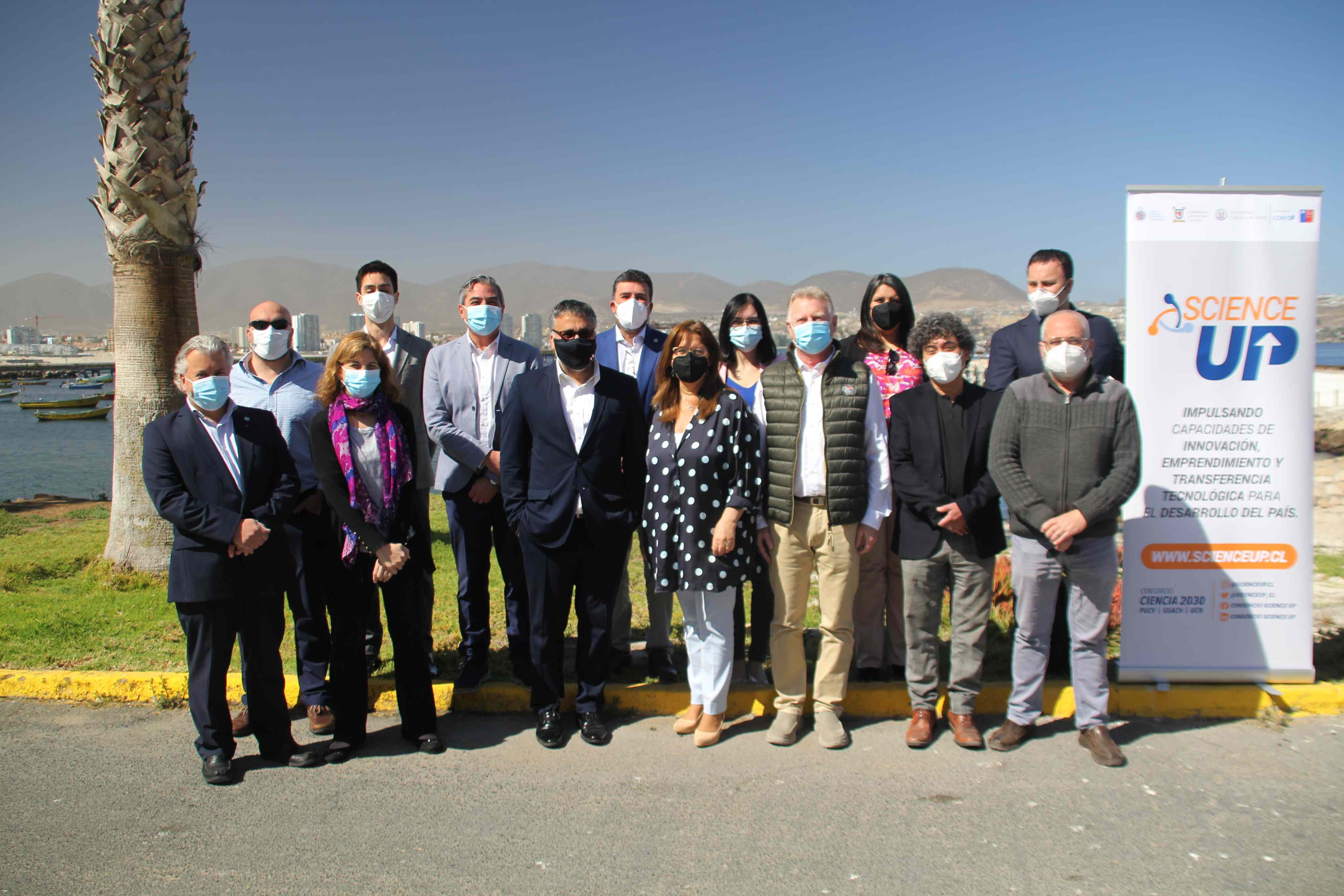 Autoridades y representantes del Consorcio Science Up se reúnen en encuentro presencial en la Región de Coquimbo