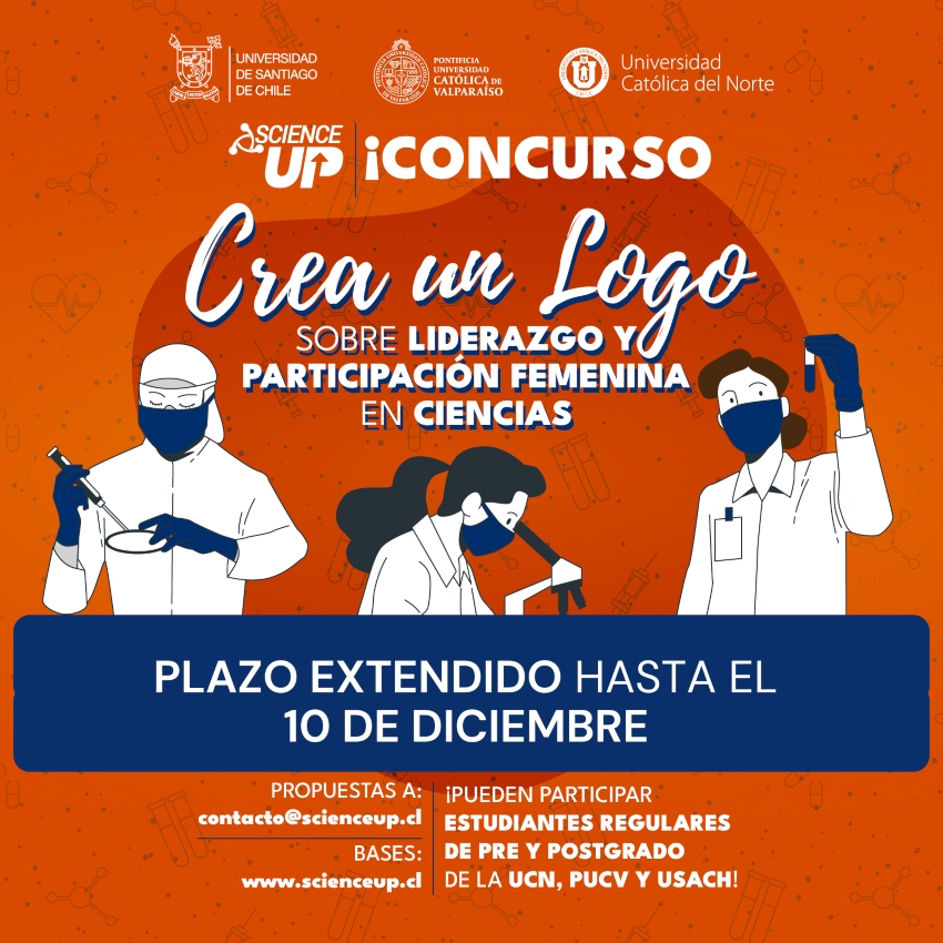 ¡Plazo extendido! Participa en el concurso Science Up “Creación de logo sobre liderazgo y participación femenina en ciencias”
