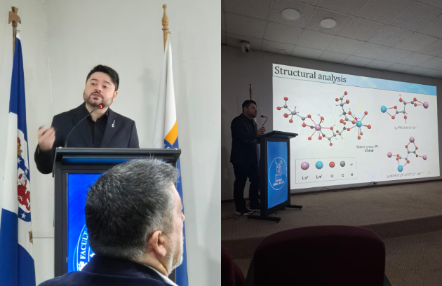 Facultad de Química y Biología gradúa a su primer doctor en Química con doble titulación internacional