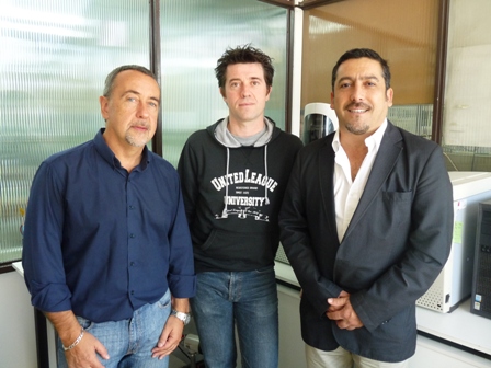 Investigadores de Francia y Uruguay realizan visita de trabajo en Laboratorio de Magnetismo Molecular de la Facultad