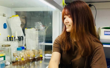 Estudiante de Taiwán realizó pasantía de investigación en el Laboratorio de Genética Molecular USACH