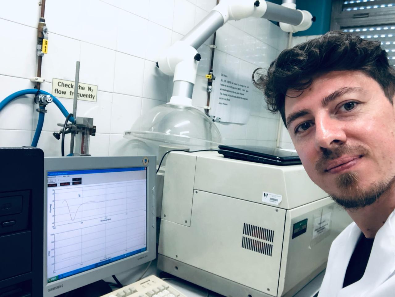 Estudiante del Doctorado en Química realiza estadía de investigación en Instituto Superior Técnico de la Universidad de Lisboa 