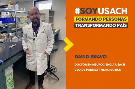 Dr. David Bravo, el usachino tras la startup que creó molécula para aliviar dolores crónicos