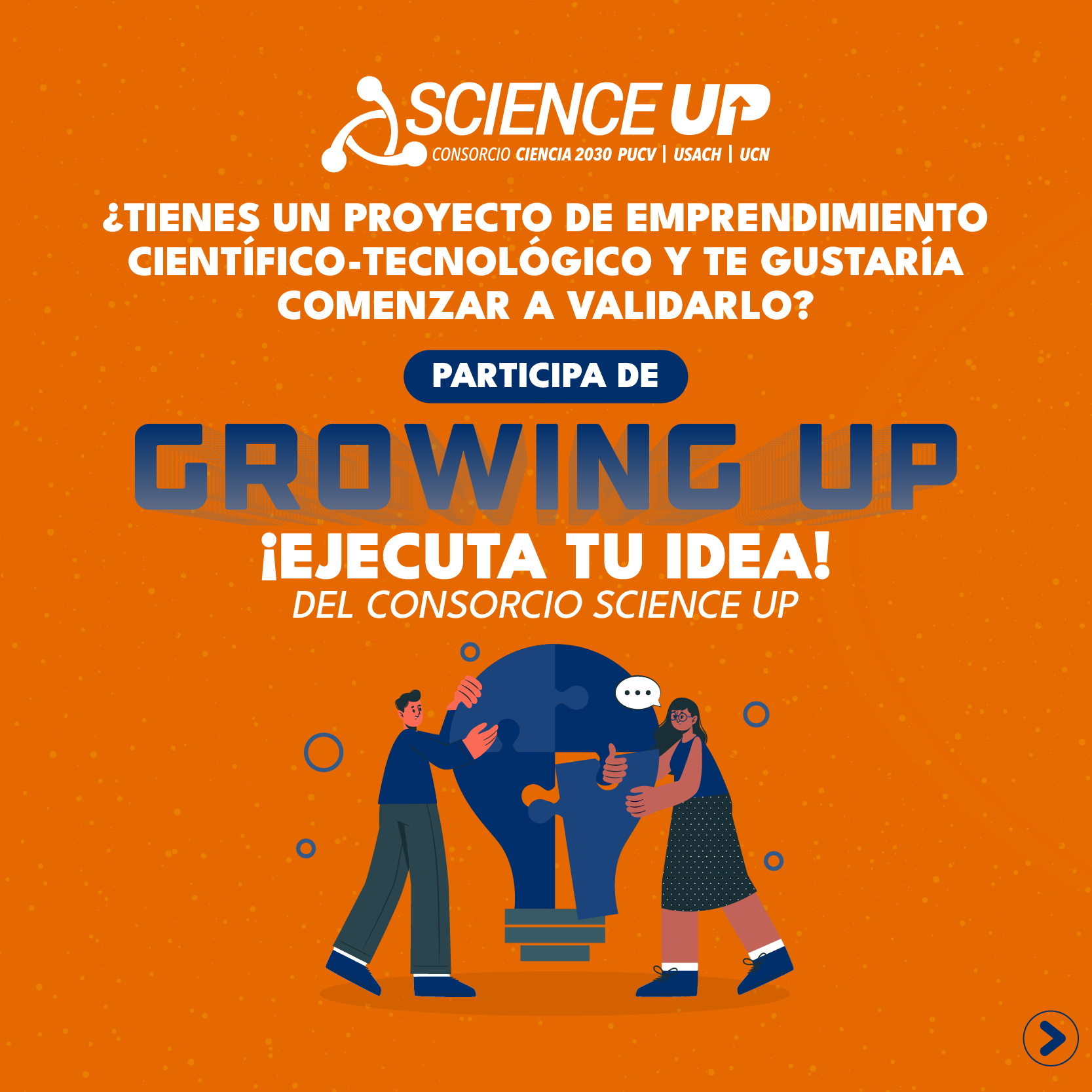 Science UP abre convocatoria para fortalecer emprendimientos estudiantiles 