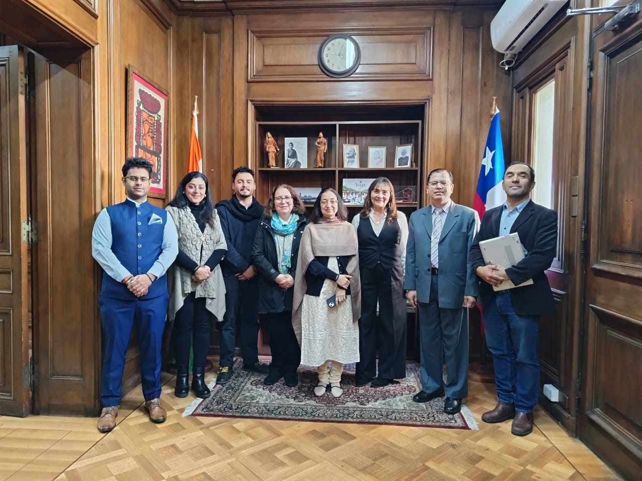 imagen Facultad de Química y Biología fortalece relación con Embajada de India
