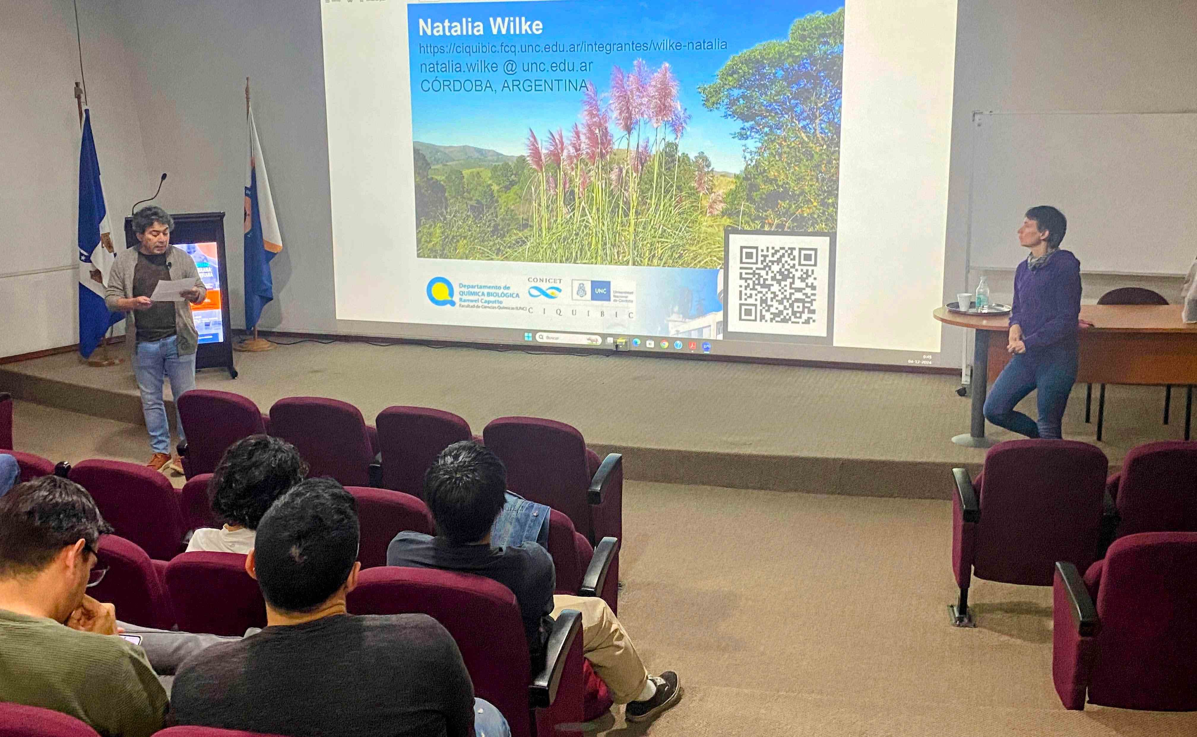 imagen Dra. Natalia Wilke resalta la compatibilidad científica para impulsar investigación conjunta 
