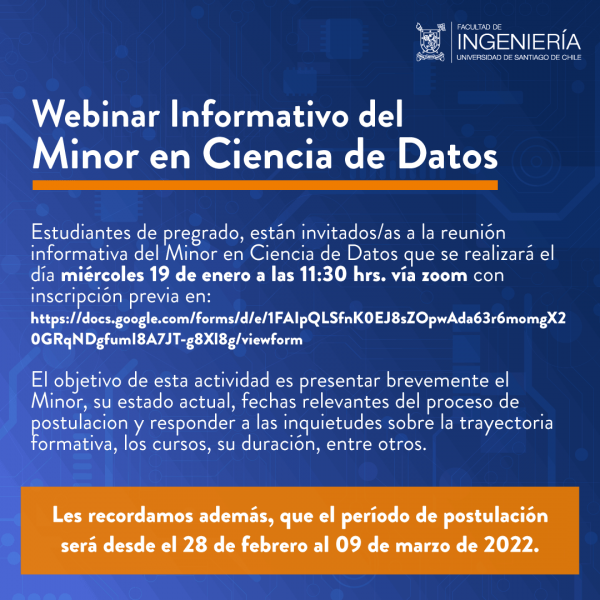 Carreras de la facultad oficializan articulación con Minor en Ciencia de Datos 