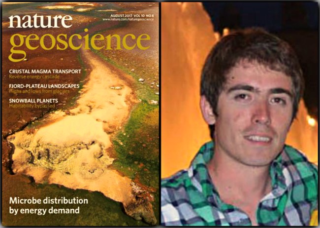 imagen Publicación liderada por egresado de la Usach es portada en revista Nature Geoscience