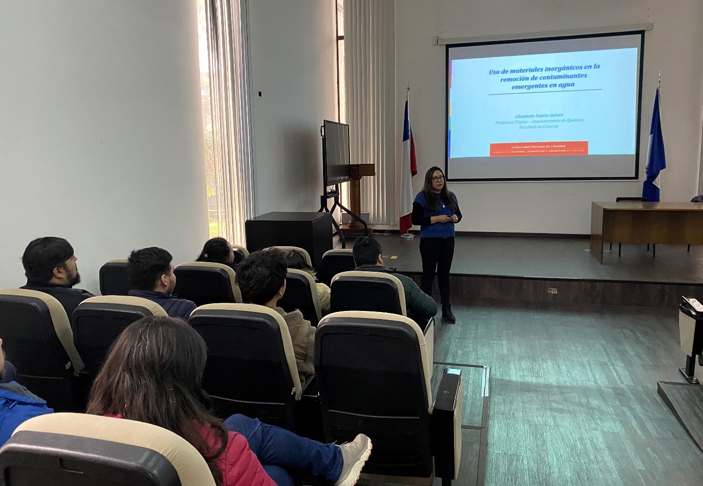 Dra. Elizabeth Pabón fortalece lazos académicos durante su visita a la Facultad de Química y Biología