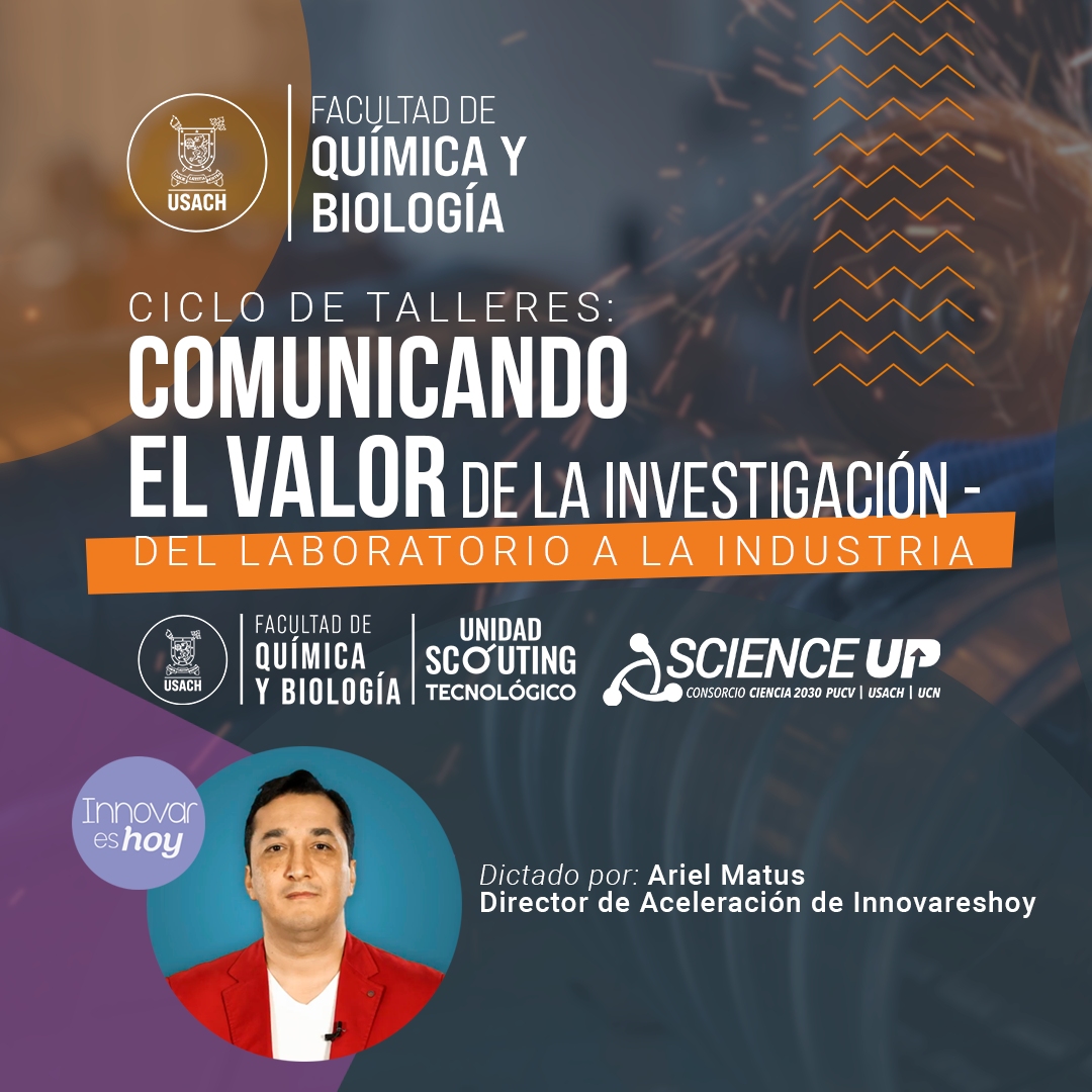 imagen ¡Te invitamos a participar del ciclo de talleres “Comunicando el valor de la investigación – del laboratorio a la industria”! 