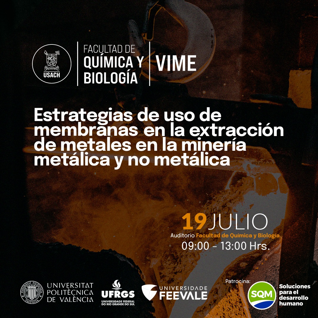imagen Facultad de Química y Biología invita a Simposio Internacional en torno a la innovación en la industria minera