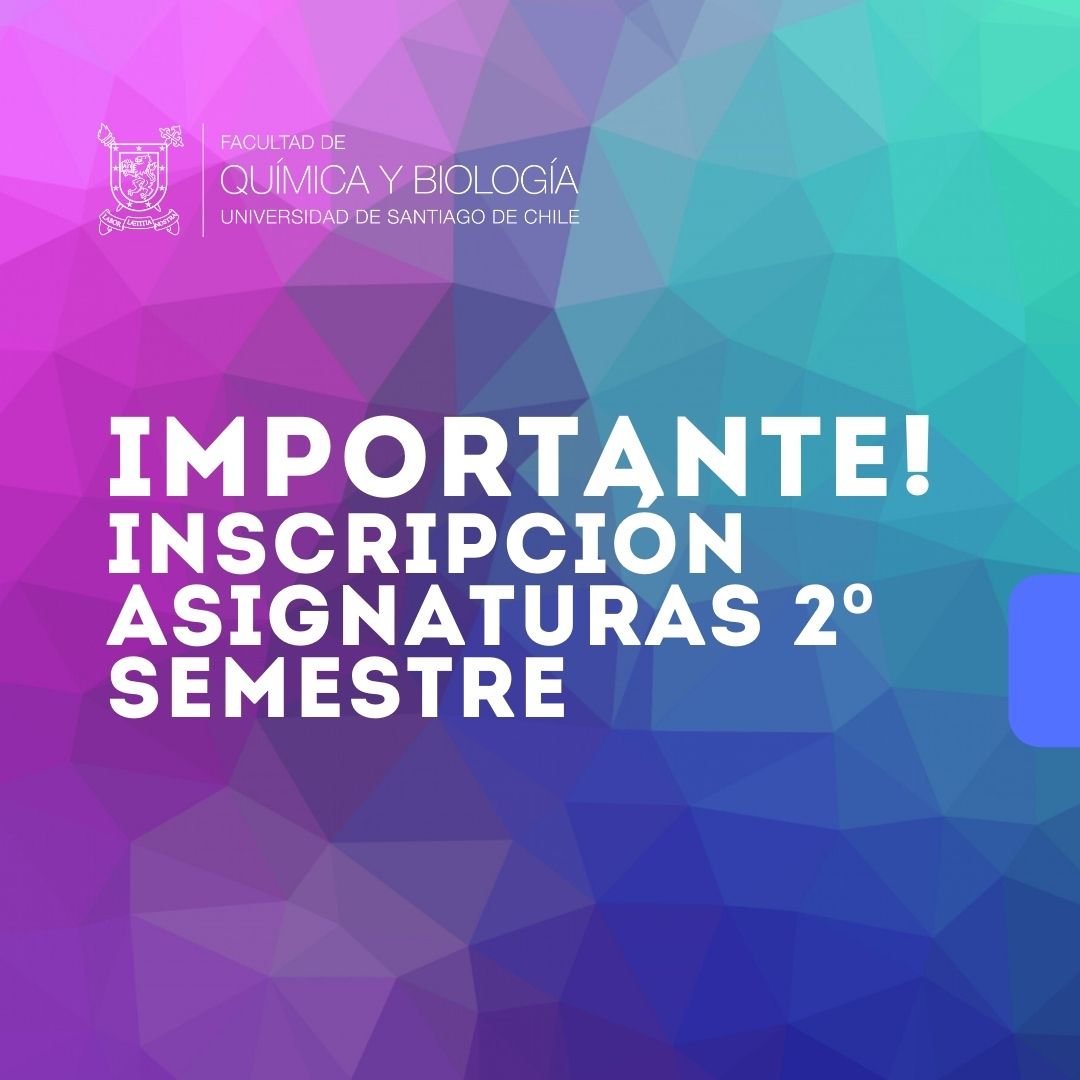 imagen Importante! Inscripción de asignaturas 2º Semestre
