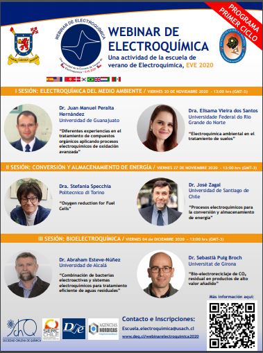 imagen Escuela de Verano de Electroquímica reúne a más de 300 inscritos en el inicio de su ciclo de webinarios