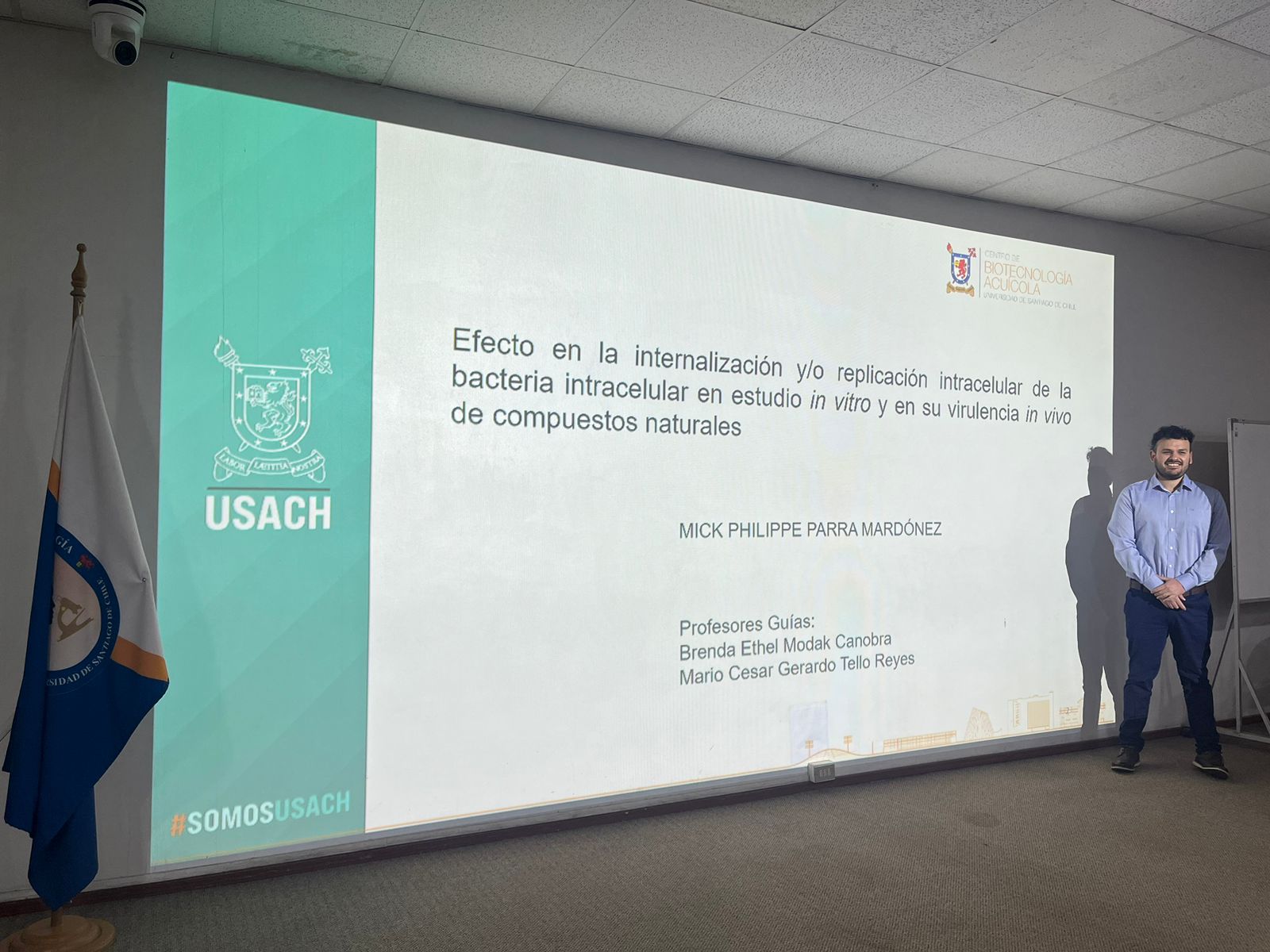 imagen Mick Parra, graduado de Doctorado en Biotecnología: “Las ideas aplicadas pueden ser desarrolladas en esta Universidad”