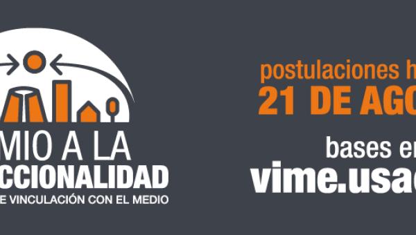 imagen VIME premia a las iniciativas académicas y de extensión que fortalezcan la vinculación con el medio