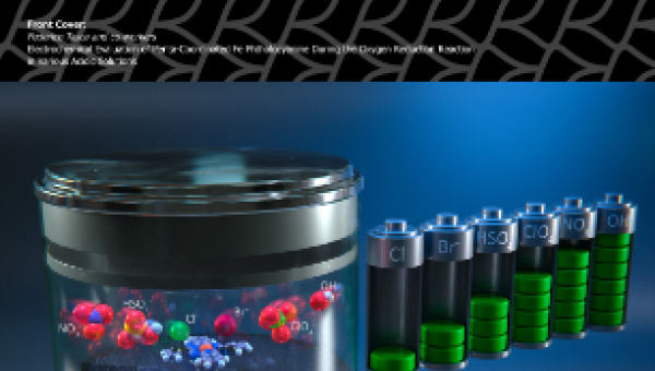 imagen Editorial Wiley publica portada de investigadores de la USACH relacionada con la mejora de la durabilidad en tecnologías para el hidrógeno verde mediante el estudio de solventes.