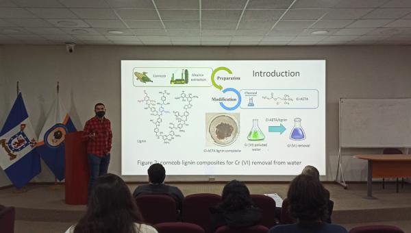 imagen Investigadores exponen resultados sobre estudios en materiales para la eliminación de contaminantes del agua