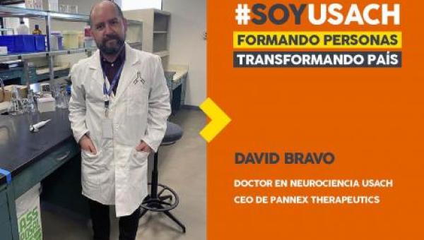 Dr. David Bravo, el usachino tras la startup que creó molécula para aliviar dolores crónicos