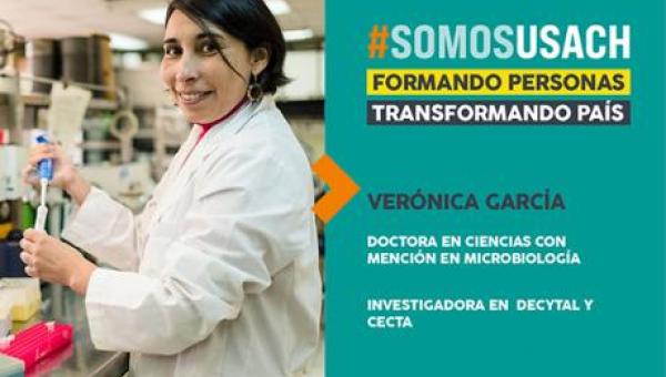imagen Doctora en Ciencias con mención en Microbiología, Verónica García: “La investigación sólo subsiste cuando es comunicada”