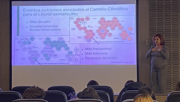 Mg. Ana Laura Pino destaca el impacto del Cambio Climático en mujeres y su papel como defensoras del medio ambiente 
