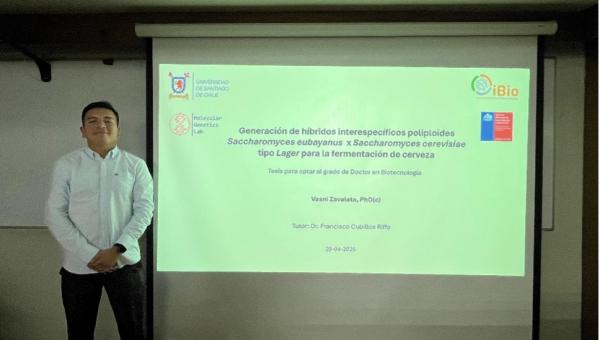 Vasni Zavaleta, graduado de Doctorado en Biotecnología: “Existe un potencial real para crear cosas nuevas”