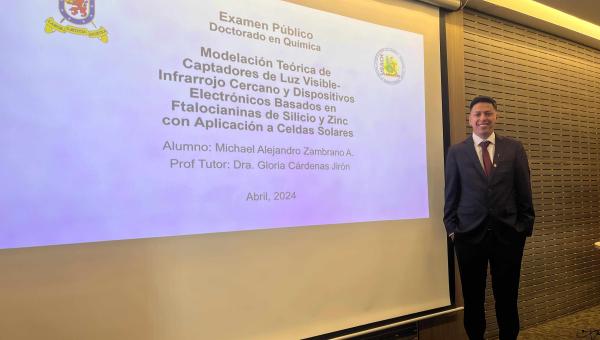 Graduado de Doctorado en Química: “Estoy agradecido de haber contado con un entorno que fomentó mi desarrollo académico y personal” 