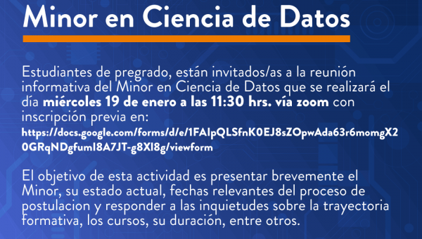 Carreras de la facultad oficializan articulación con Minor en Ciencia de Datos 