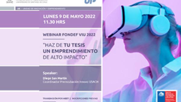 Webinar: “Apoyo en la postulación FONDEF VIU 2022”