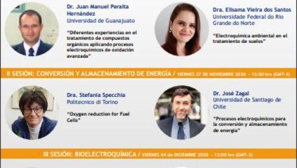 imagen Escuela de Verano de Electroquímica reúne a más de 300 inscritos en el inicio de su ciclo de webinarios